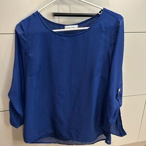 Polyester Calvin Klein blouse size small great condition